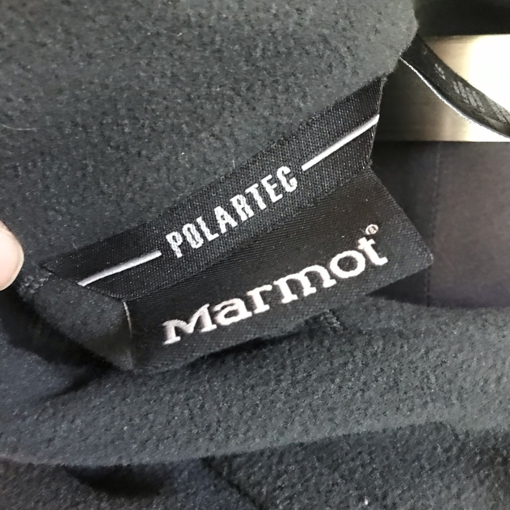 Marmot Gray Fleece Pullover Size L - Picture 5 of 6